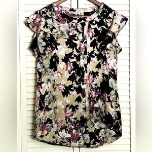 Notations sleeveless‎ floral blouse, size M. Women’s blouses, floral blouse
